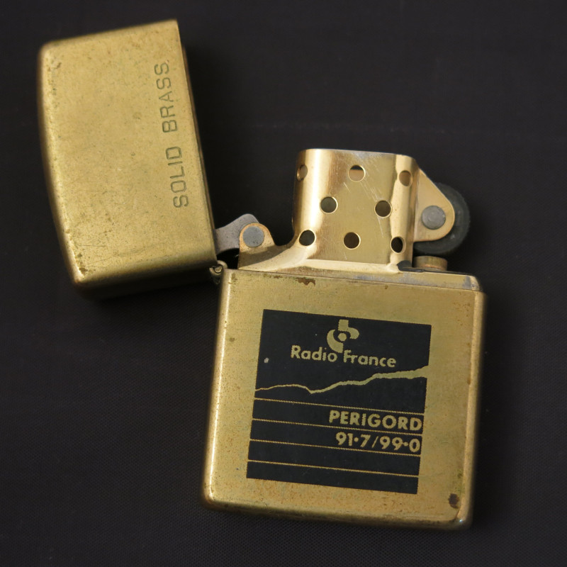 Briquet Zippo original 1991 radio France Perigord  ref Z 103