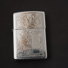 Briquet Zippo original venetian gravé double face 1996 ref z 104