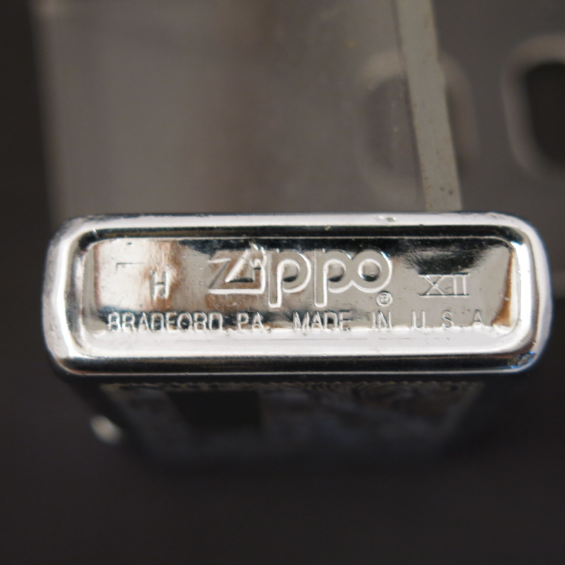 Briquet Zippo original venetian  gravé double face 1996 ref z 104