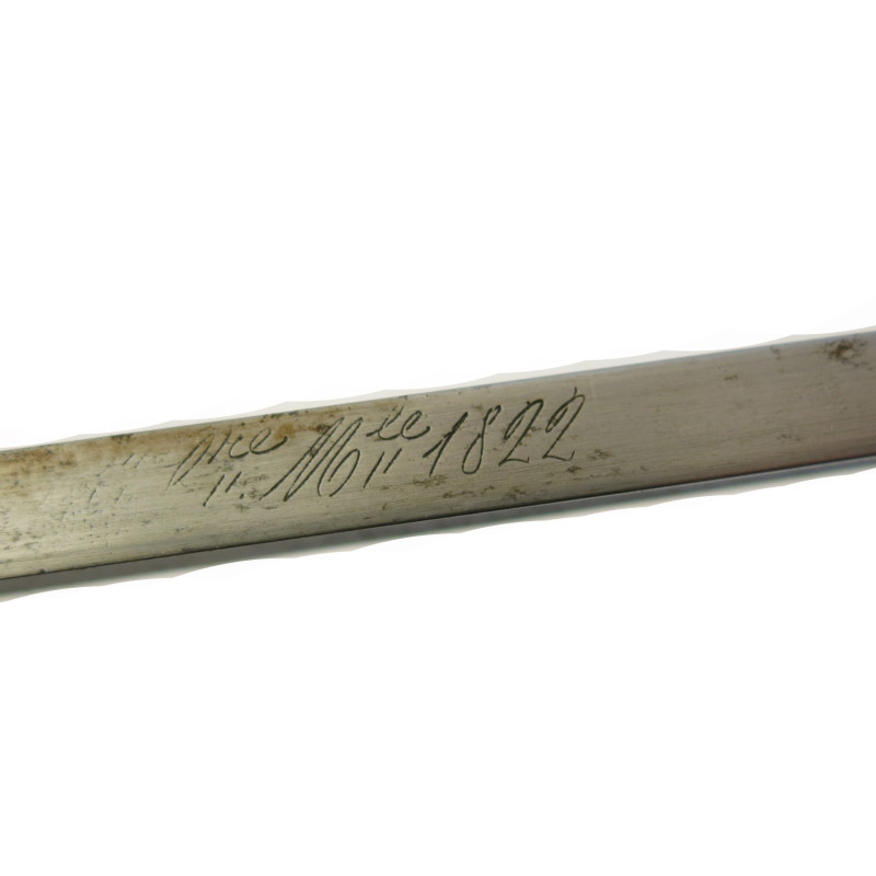 Sabre original Français modèle 1822 avec fourreau ref sa 477