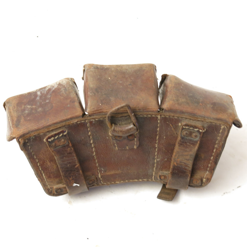 Cartouchiere cuir originale fusil  Mauser Gew 98 datée 1915  Ref G35