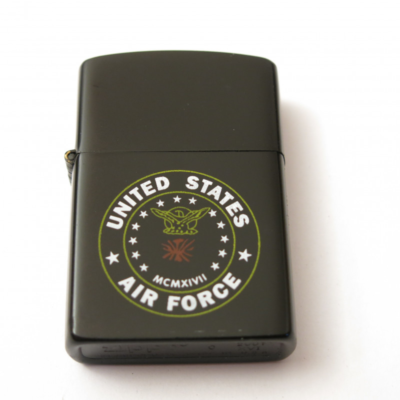 Briquet Zippo original black ref w8 US air force 