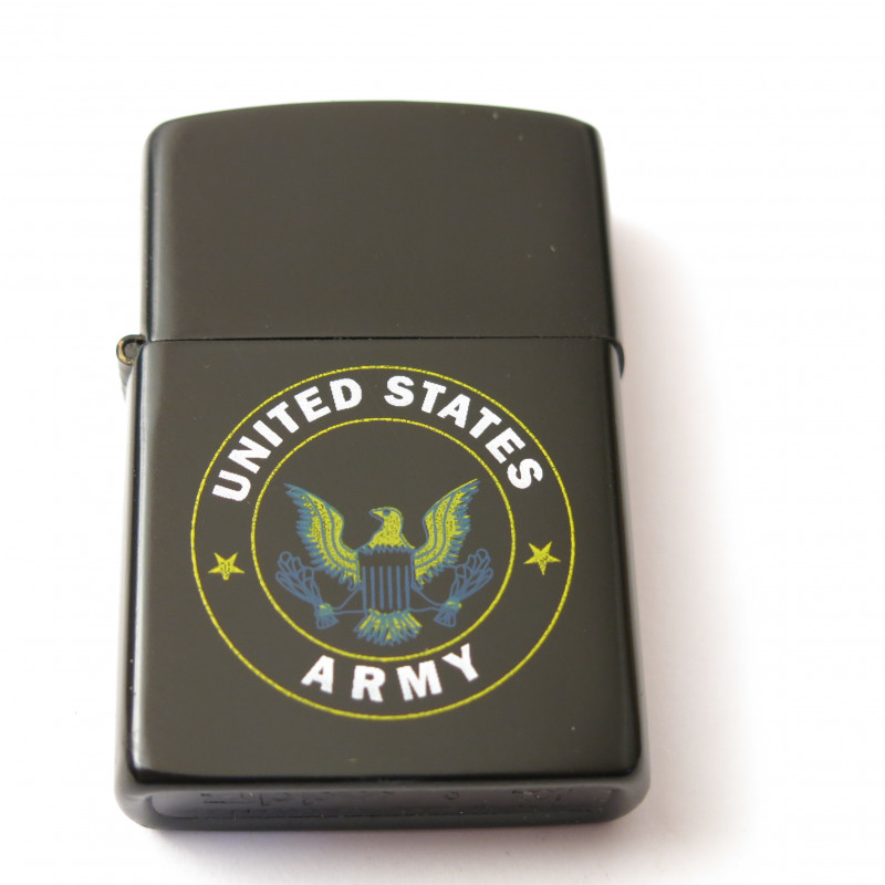 Briquet Zippo original black ref w10 US army