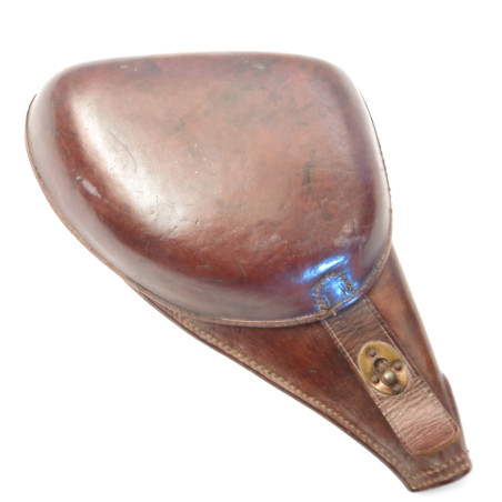 Cuir de rechange fermeture etui revolver 1892 ou 1873  marron 