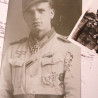 2 Photos dédicacées Ritterkreuz 1943 Hans Bujak 