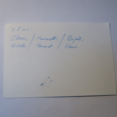 2 Photos dédicacées  Ritterkreuz 1943 Hans Bujak  