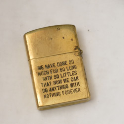 Briquet style Zippo US Vietnam ref 145