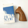 Paire de plaquettes de crosse Jay Scott pour Smith et Wesson K22 ref 320 Walnut Plain 