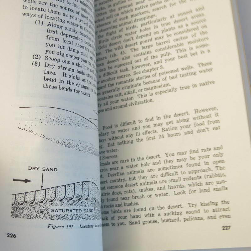 Livre Survival US army 1970  FM 21-76 