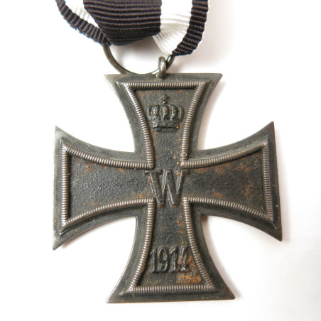 Croix de fer originale Allemande 14/18 avec son  ruban ref 290