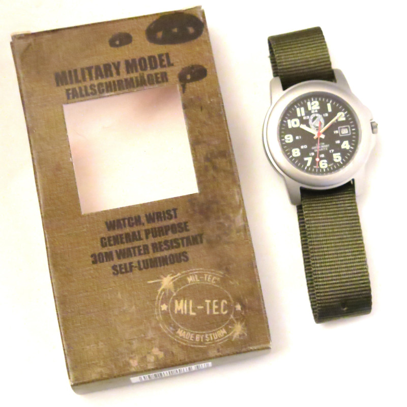 Montre Para Allemand BW military model Fallschirmjager ref 12