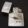 Briquet Zippo original 1995 avion P40 Curtiss ref z174