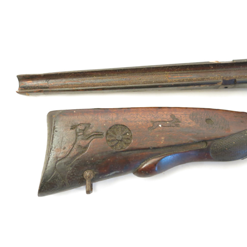 Crosse chasse fusil Mas 36 fabrication artisanale  ref mc 48 