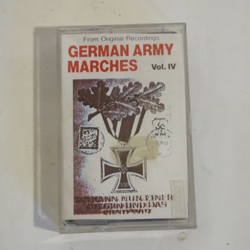 Cassette de chants Allemand German army marches vol 4 