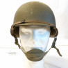 Rare casque M1 US 1944 original modifié Indochine 3 points ref ca 487