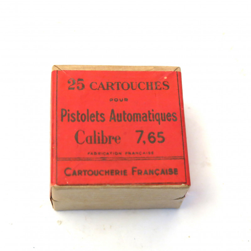 Boite vide 7.65 Browning Cartoucheris Francaise ref bo 0521