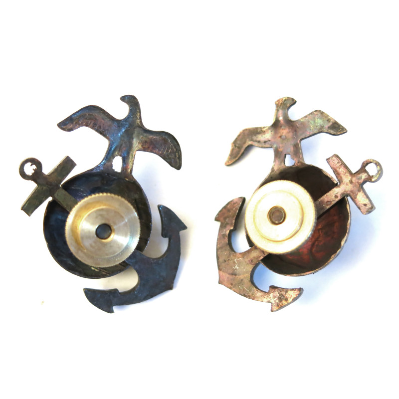Paire d'Insigne de col  USMC  ref 142