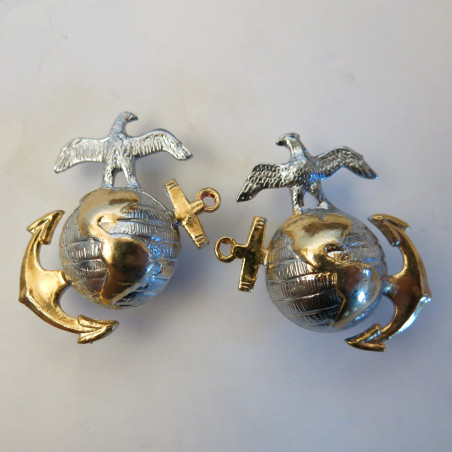 Paire d'Insigne de col USMC ref 40