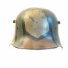 Casque Allemand Mod 1916 original camouflé ref ca 187