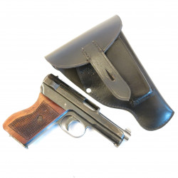 Etui cuir PA Mauser 1914 ou 1934 couleur noir otto 41 ref bab br