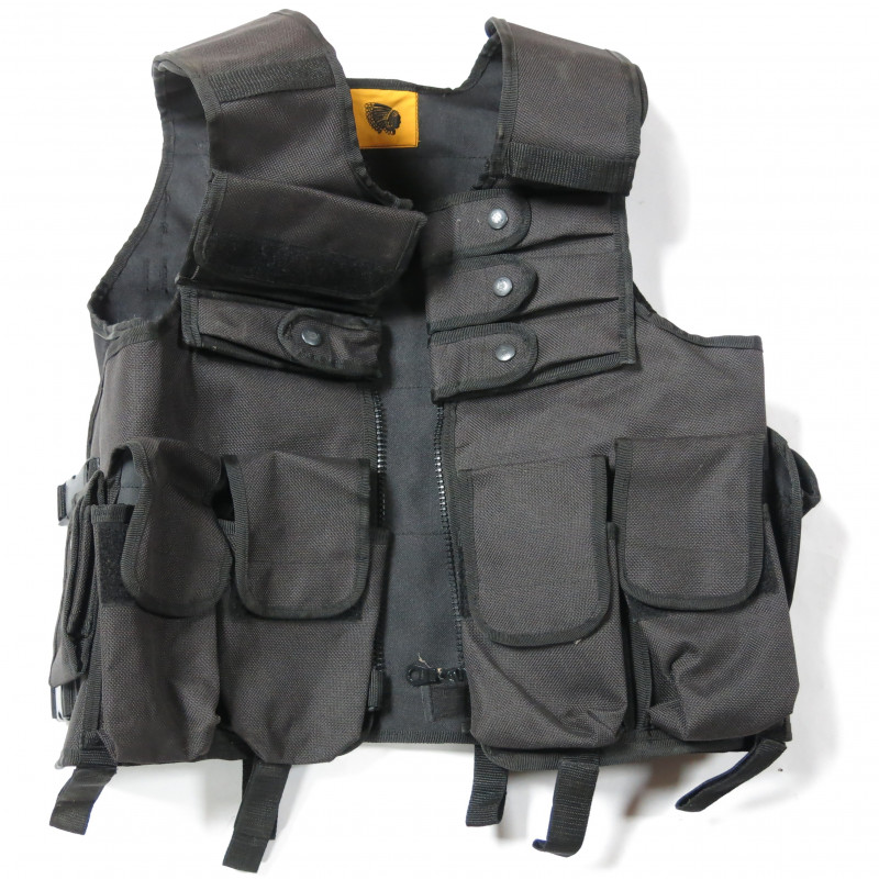 Gilet tactical de combat black color ref 580