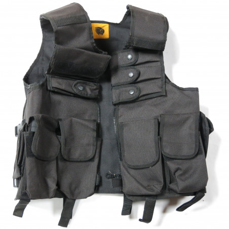 Gilet tactical de combat black color ref 580