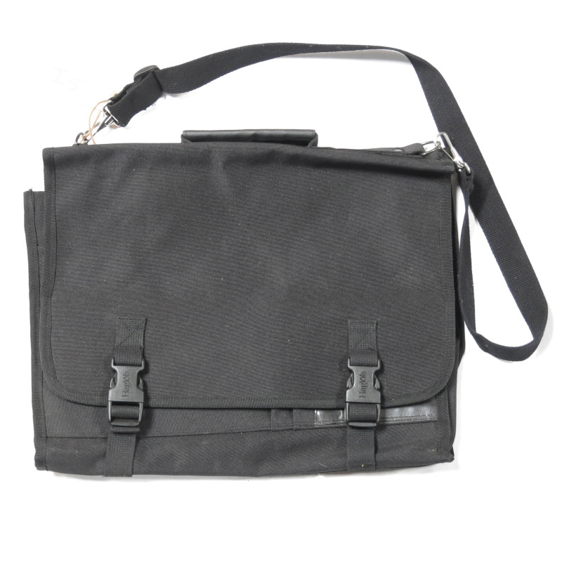 sacoche cordura black color  porte ordinateur ou documents ref I5