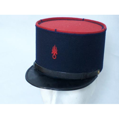 Képi Légion modele 1935/46 -grenade rouge bombe creuse