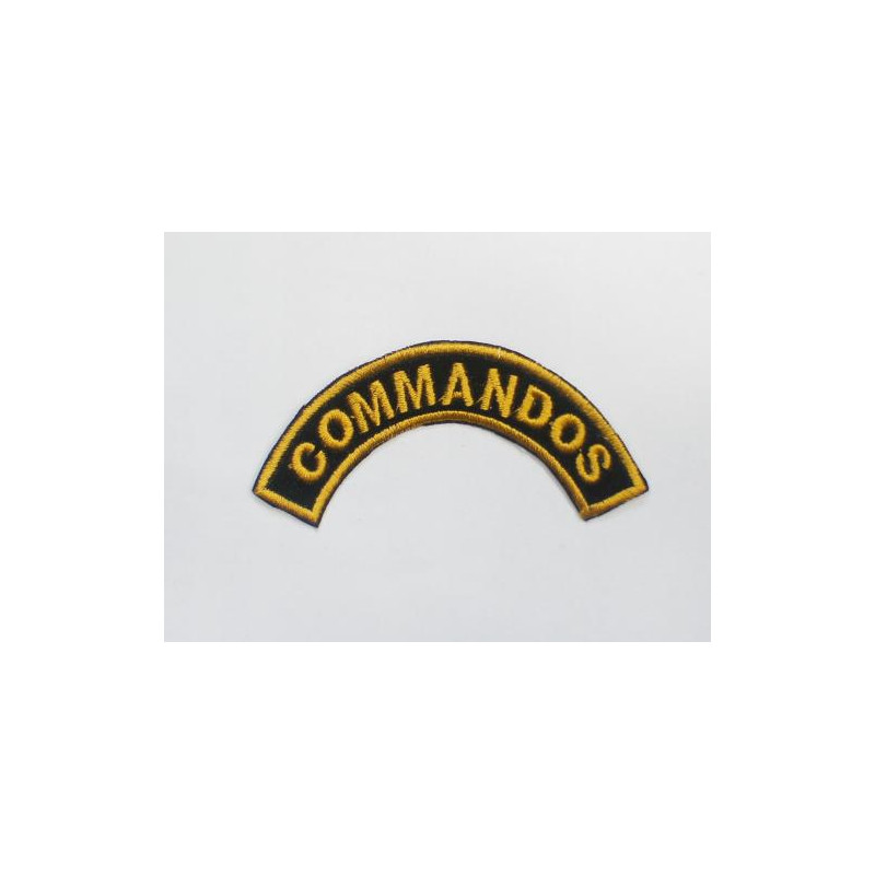 Tab COMMANDOS Jaune fond noir