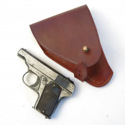 Etui cuir pistolet Melior ref bru 68