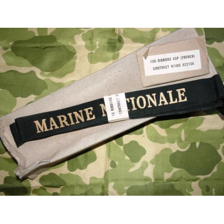 Bandeau de bachi  Marine nationale 39/45 ref bo 84 
