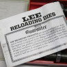 Outil de rechargement LEE calibre 9 Parabellum 