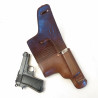 Bel etui cuir PA Beretta 34 couleur marron ref bab 63