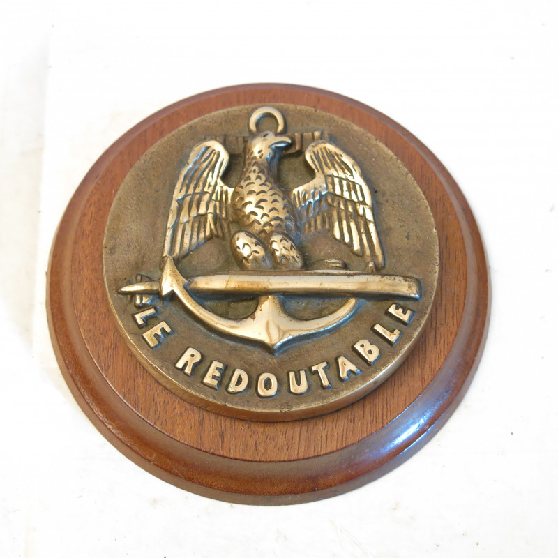 Plaque de sous marin le redoutable 