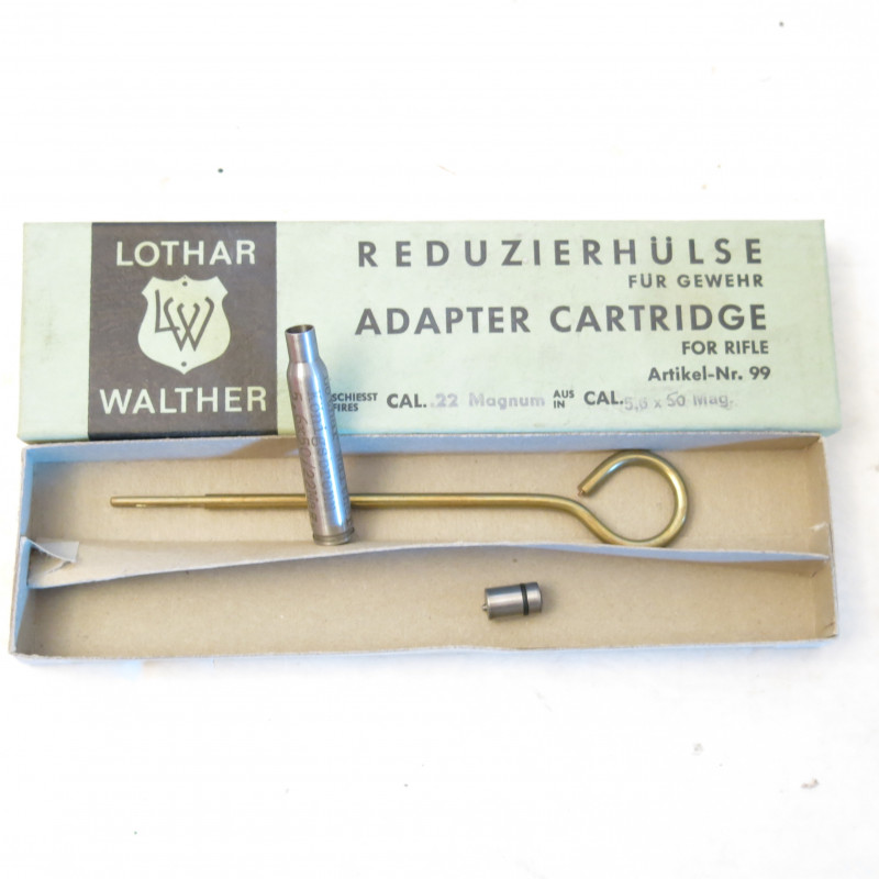 Cartouche reductrice Lothar Walther 5.6 x 50 mag en calibre 22 magnum ref 9