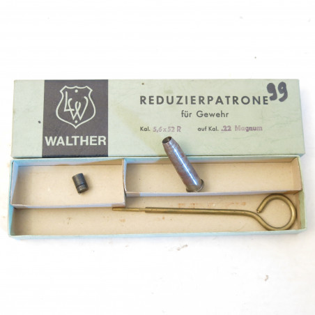 Cartouche reductrice Lothar Walther 5.6 x 52 R en calibre 22 magnum ref 10