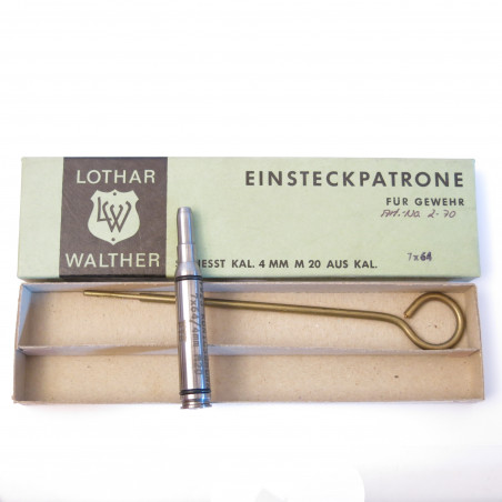 Cartouche reductrice Lothar Walther 7 x 64 en calibre 4 mm M 20 ref 18