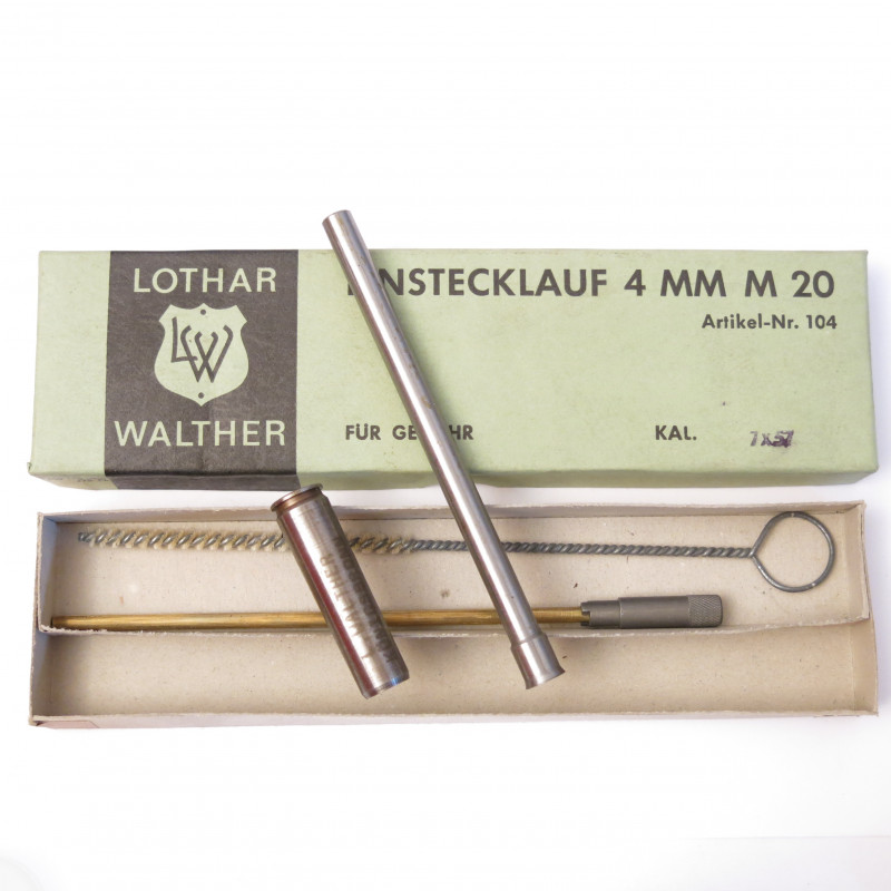 Cartouche reductrice rayé Lothar Walther 7 x 57 R en calibre 4 mm M 20 ref 23