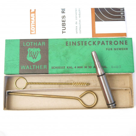 Cartouche reductrice rayé Lothar Walther 8 x 68 S en calibre 4 mm M 20 ref 25