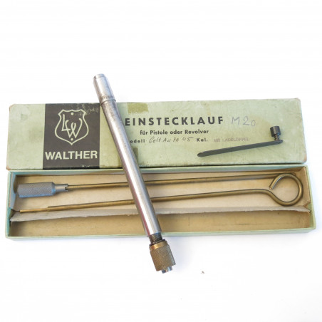 Tube reducteur rayé Lothar Walther pistolet calibre 45 en 4 mm M20 ref 52