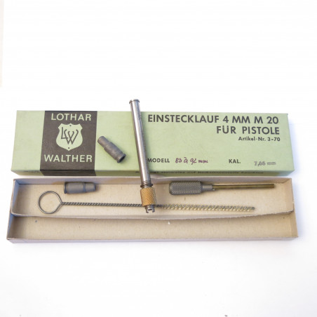 Tube reducteur rayé Lothar Walther pistolet calibre 7.65 en 4 mm M20 ref 57