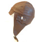 Serre tete cuir original  aviateur Francais 14/18 ref ca 147