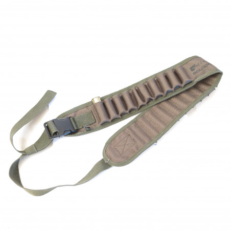 Ceinturon Cartouchiere cordura verte calibre 12 Ref un12