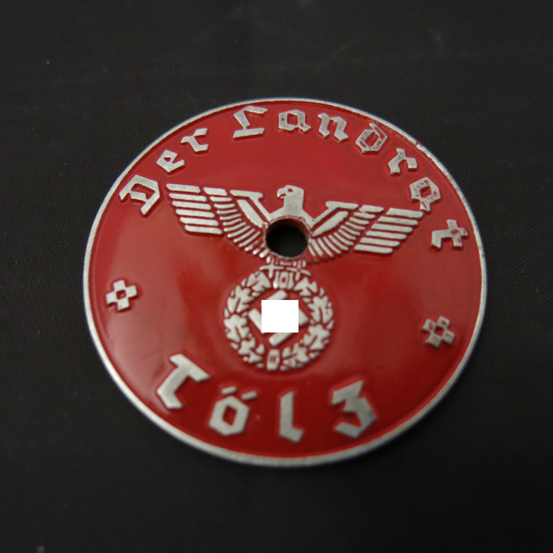 Plaque pour vehicule Allemand  WH  ref bo 74