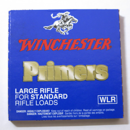 Amorces Winchester large rifle 100 WLR