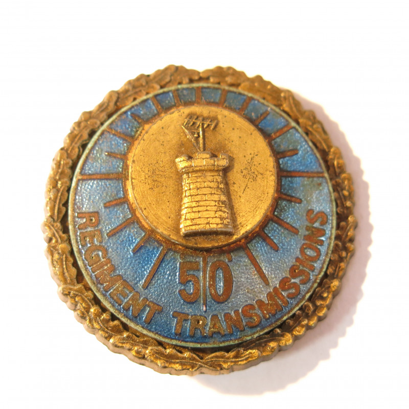 Insigne 50 regiment de transmission Drago G 3019 ref bo 5 