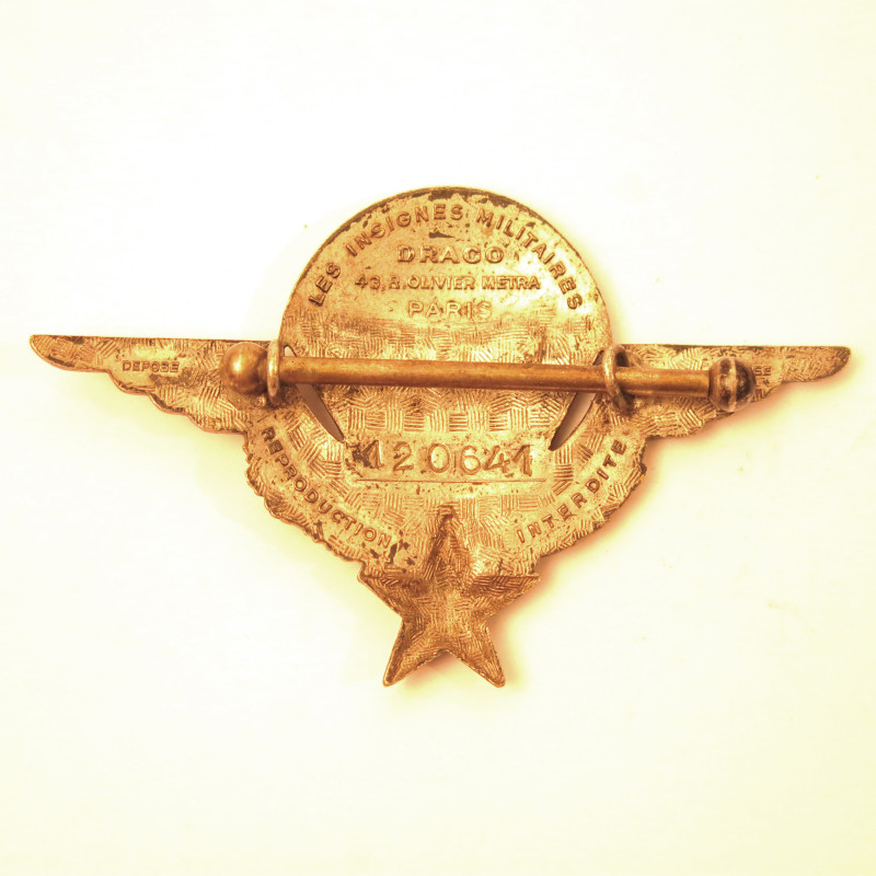 Brevet parachutiste Français numéro 120641 Ref bo 12