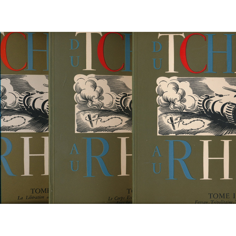 livre : Du Tchad au Rhin Tome 1, 2 et 3 et6