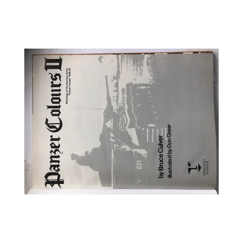 Livre Panzer Colours 2 by B. Culver et7