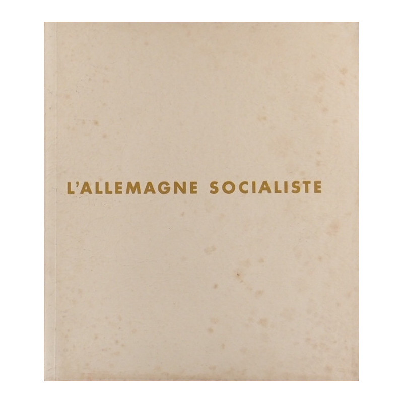 Livre L'Allemagne socialiste,Deutscher Verlag et10